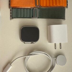 Apple Watch Ultra 3 (2025) with Dual Bands and Charger